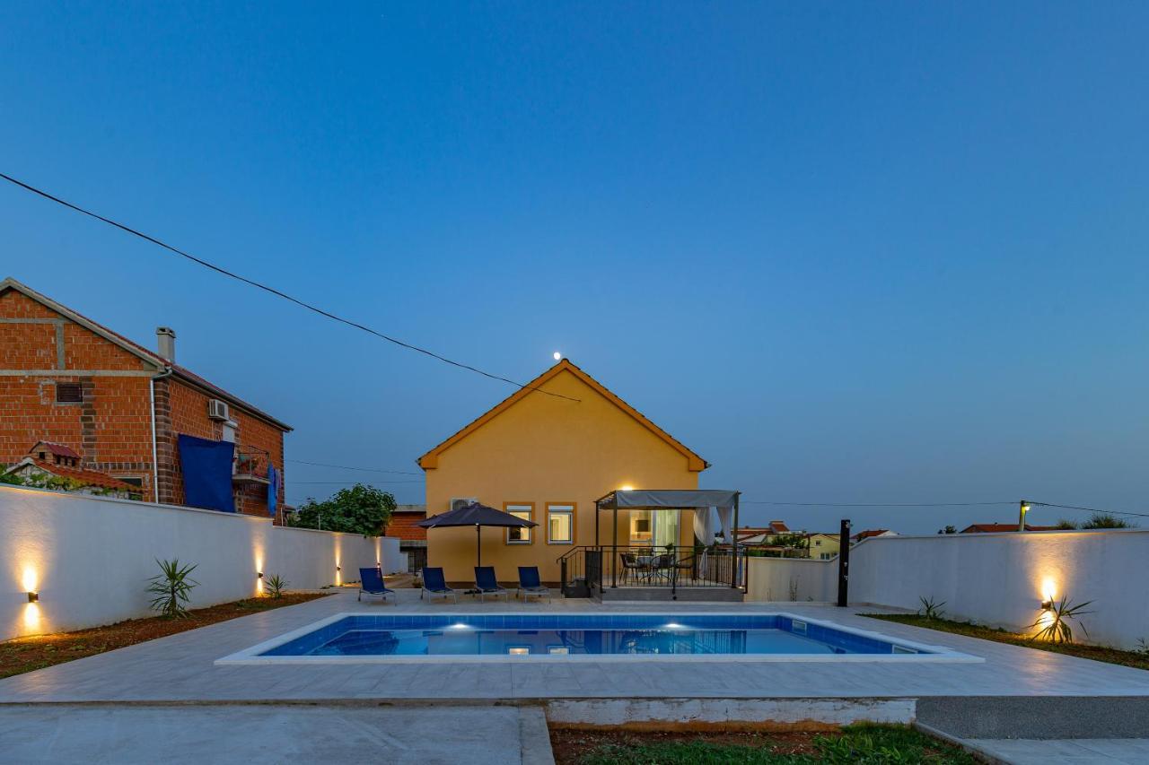 Villa Family And Friends Private Heated Pool With Jacuzzi Zadar Buitenkant foto